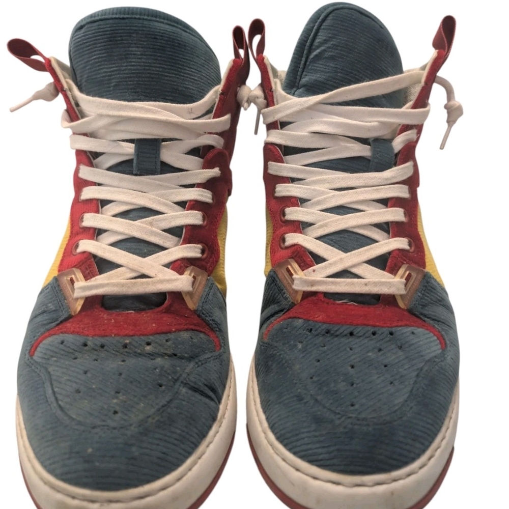 Multicolor High-Top Sneakers